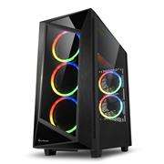 Sharkoon REV200 RGB ATX Case No PSU, Retail Box , 1 Year warranty