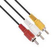 Rca Extended Cable R/Wh/Blk, Retail Box, No Warranty